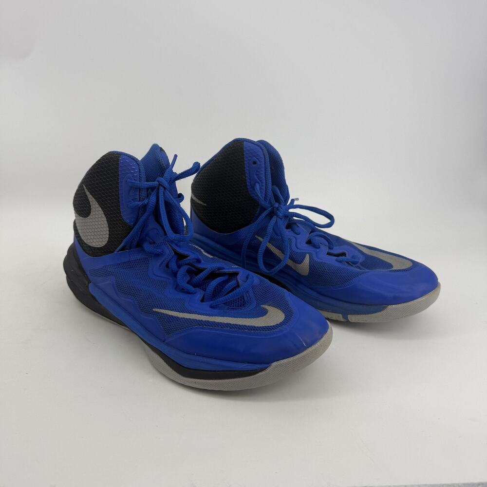 Nike Prime Hype DF II Shoes Womens Size 9 Blue Basketball Sneakers 810653-400